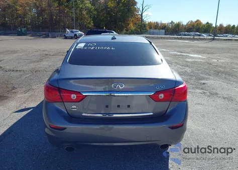 2014 Infiniti Q50 Premium z USA, uszkodzony, nr VIN JN1BV7AP4EM693012